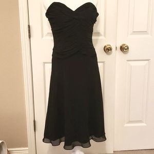 Black cocktail dress